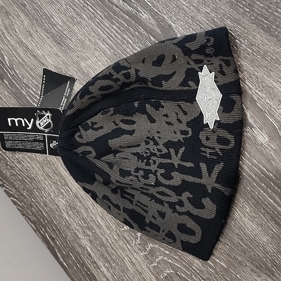 BNWT Vintage Roger Edwards Sport NHL Edmonton Oilers Printed Cotton Beanie - Picture 2 of 6